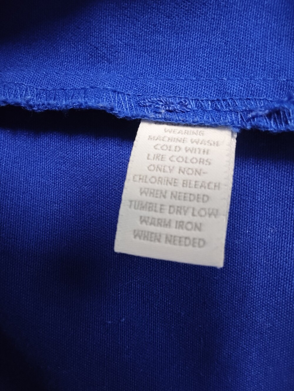 Charter Club Royal Blue Jean Jacket Style Cotton Blend Jacket, Size L - Picture 7 of 9